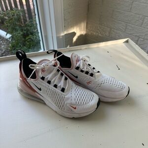 Nike Air Max 270 White and Black Sneakers